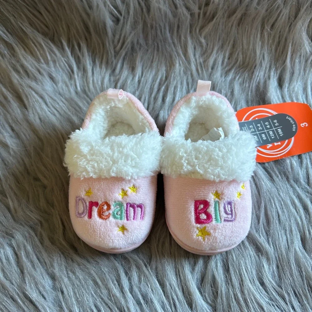 Wonder Nation Slippers Toddler Girl Size 3 